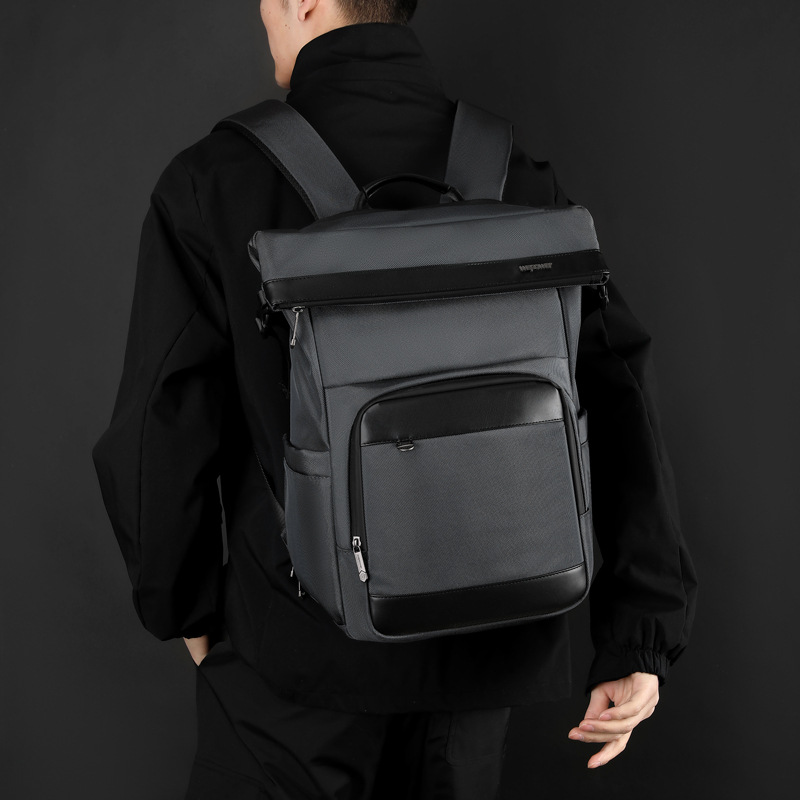 WEPOWER nueva mochila de negocios hombre moda mochila universitaria mochila portátil a prueba de agua mochila
