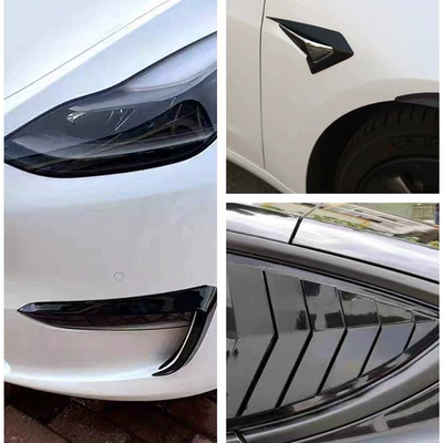 Big Surrounded lip side skirt rear lip