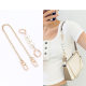 coac Cochi Mahjong Bag Chain Accessories Modification Shoulder Strap Extension Pearl Chain Bag with Decorative Bag