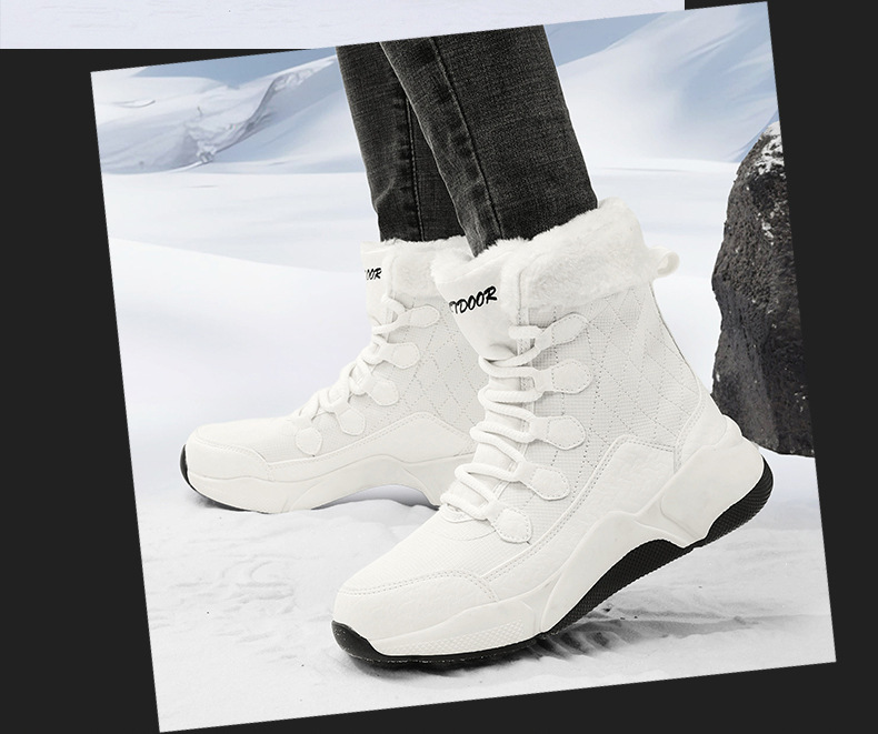 Damen Stiefeletten, Kampfstiefel, wasserdicht, Militär, Western, mittelhoher Absatz, spitze Zehenpartie, Reißverschluss, Schnürstiefel, Sportstiefel_voghion.com