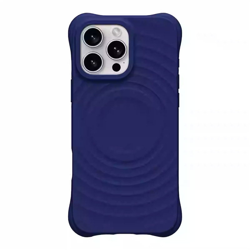 CASE联名新款柔雾紫波漾液态硅胶保护壳适用于iPhone16promax手机|undefined