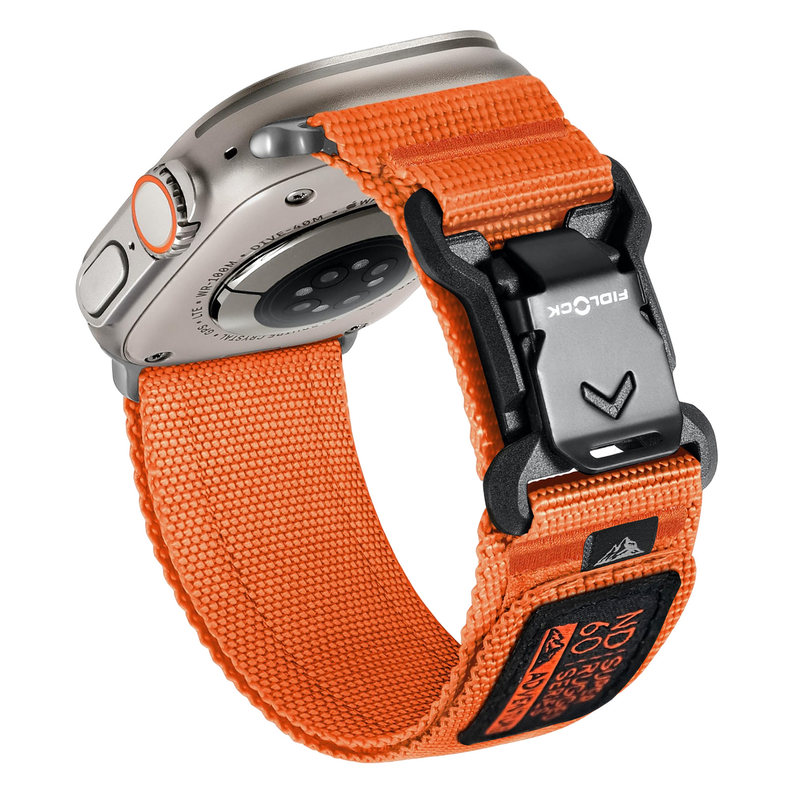 Suitable for S10 Apple Watch Strap Iwatch98765 Generation Feidello Buckle Ultra2 Outdoor Nylon Sports Wristband