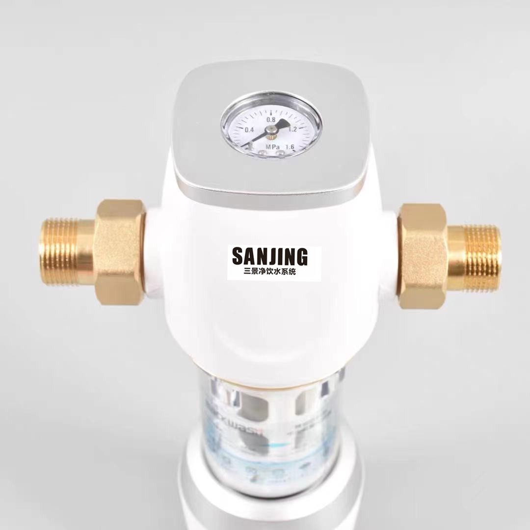 Core-LIBRE TODA LA CASA purificación de la casa de lavado de cobre cabeza purificador de agua del hogar Filtro frontal 6 puntos PPR