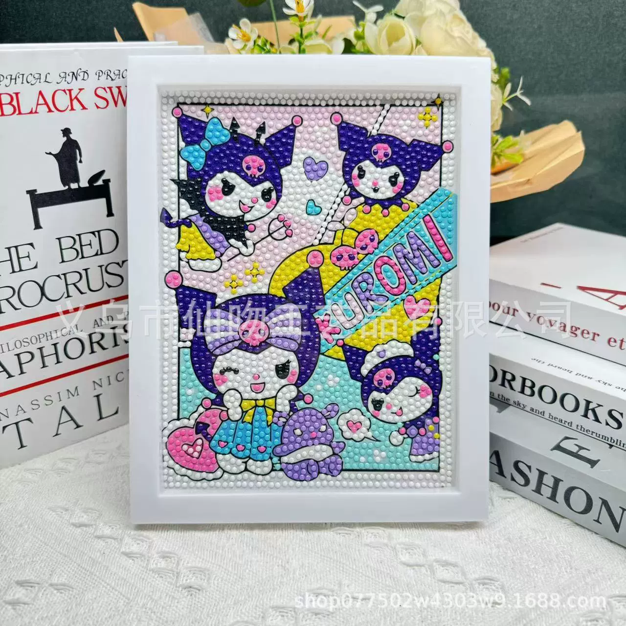 Набор для алмазной живописи Sanrio Kuromi, 17×22 см пластиковая рамка, набор для творчества DIY для детей