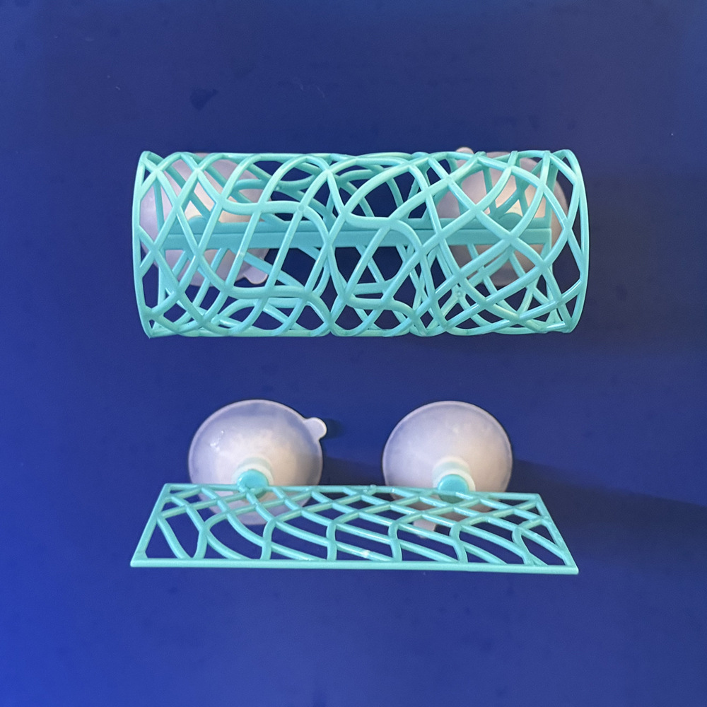 Suministro de acuario de comercio electrónico transfronterizo, peces de pelea, peces de descanso, peces pequeños, camarones, tubo de escondite, hojas de descanso de doble capa