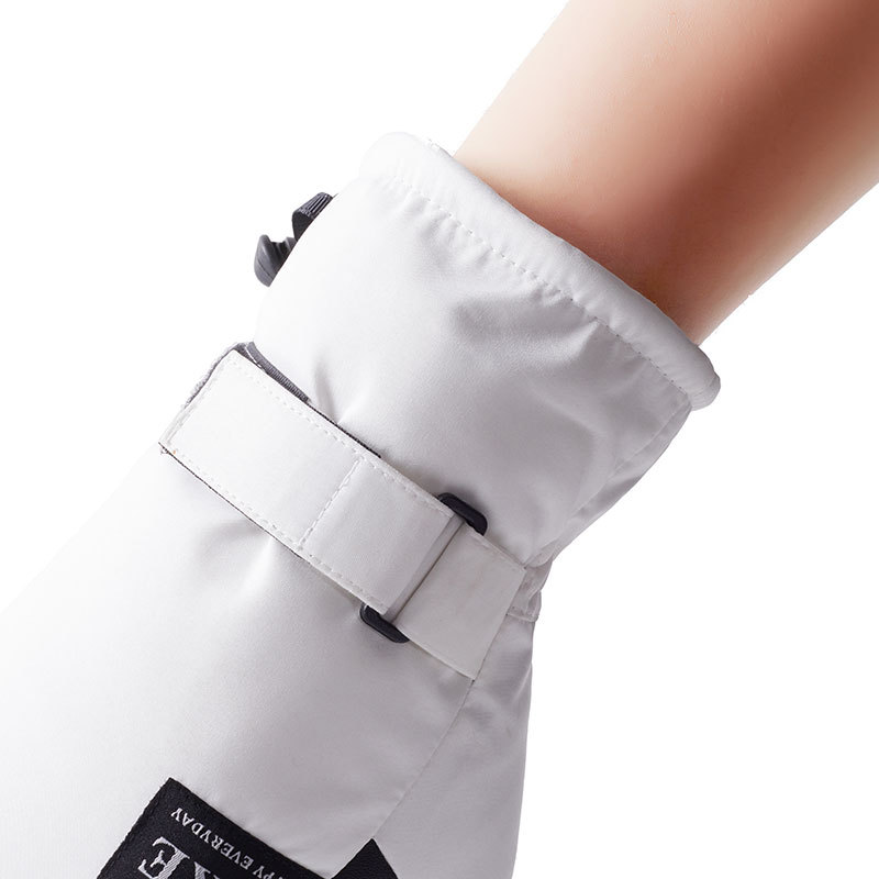 Unisex Ski Winter Outdoor Winddicht, wasserdicht Kältebeständig Dicke Ineinander greifen Warm Touchscreen Fahrradhandschuhe für Männer und_voghion.com