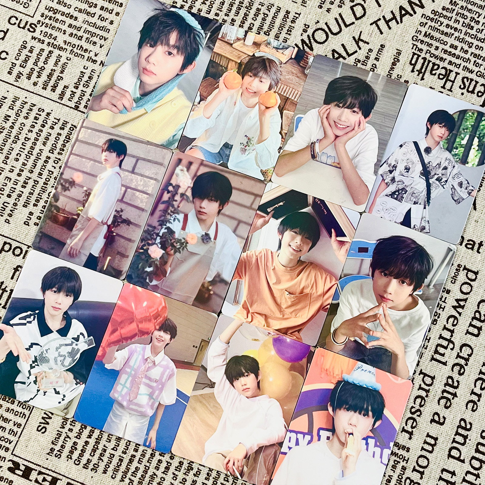 TF Family's Chen Yiheng Personal Merchandise: 55-Layer Laser Mini Card Album with 3-Inch Boxed Polaroid & LOMO Cards