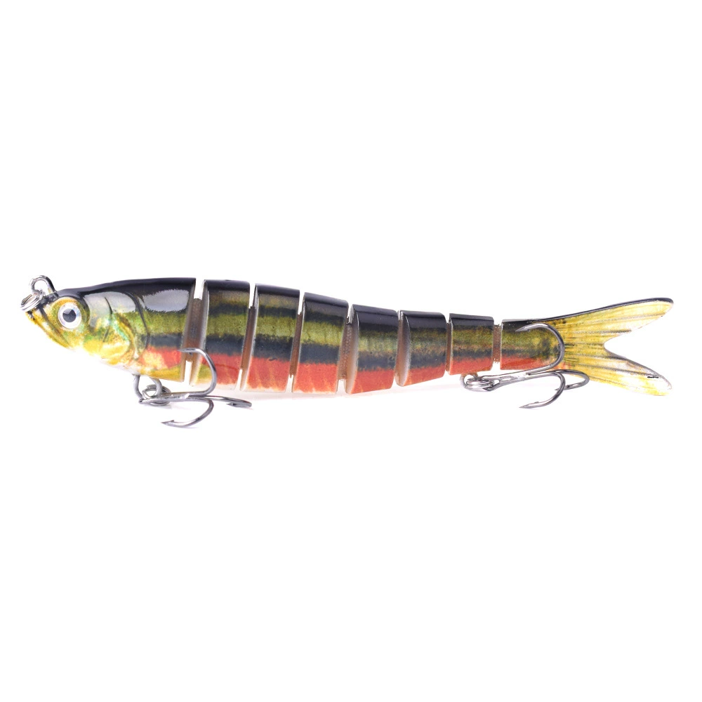 Многоштоковая рыбалка swimbait приманка 14 см 26 г, 8-сегментная тонущая имитация леща