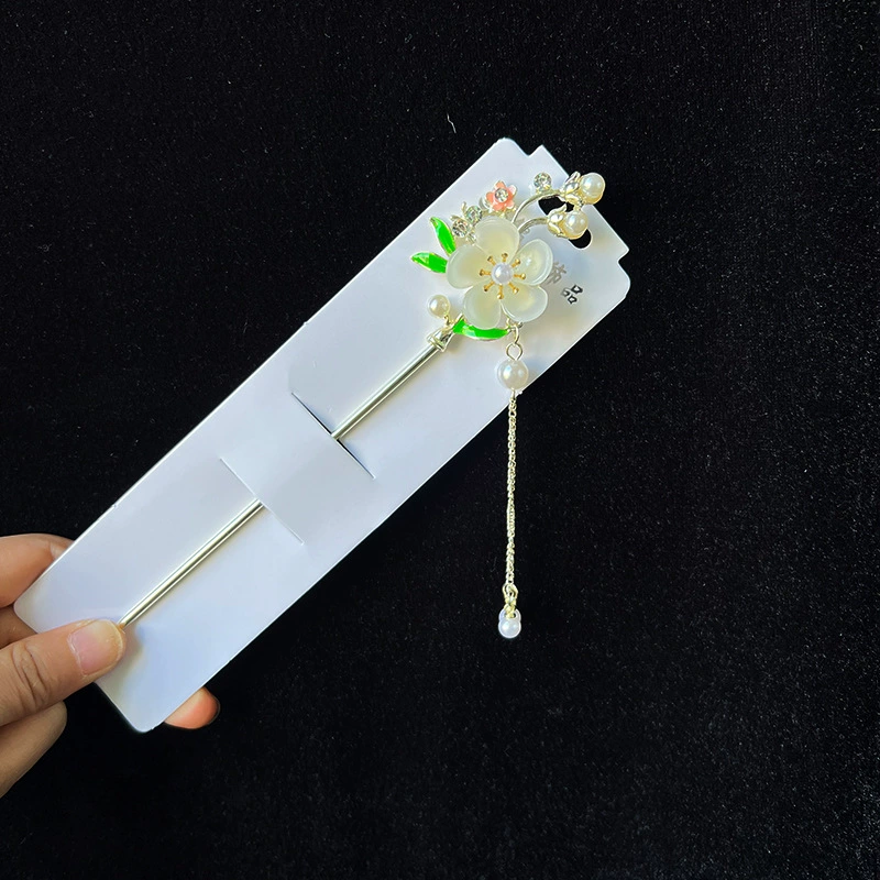 Hairpin Hanfu заколка для волос, орхидея цветочный декоративный аксессуар для волос, простая элегантная китайская стиль