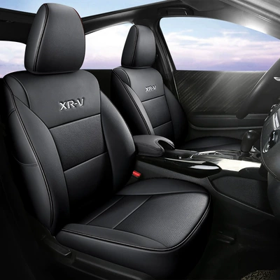 2021 Classic Version Xrv Flagship Modelə uyğun (Original) oturacaq örtükləri - all-black-standard-edition-honda-xrv-special-middle-leather