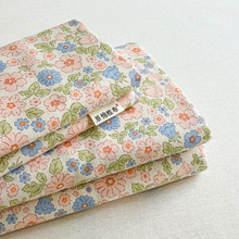 A类全棉加厚老粗布床单纯棉碎花床笠单件棉麻一件代发批发