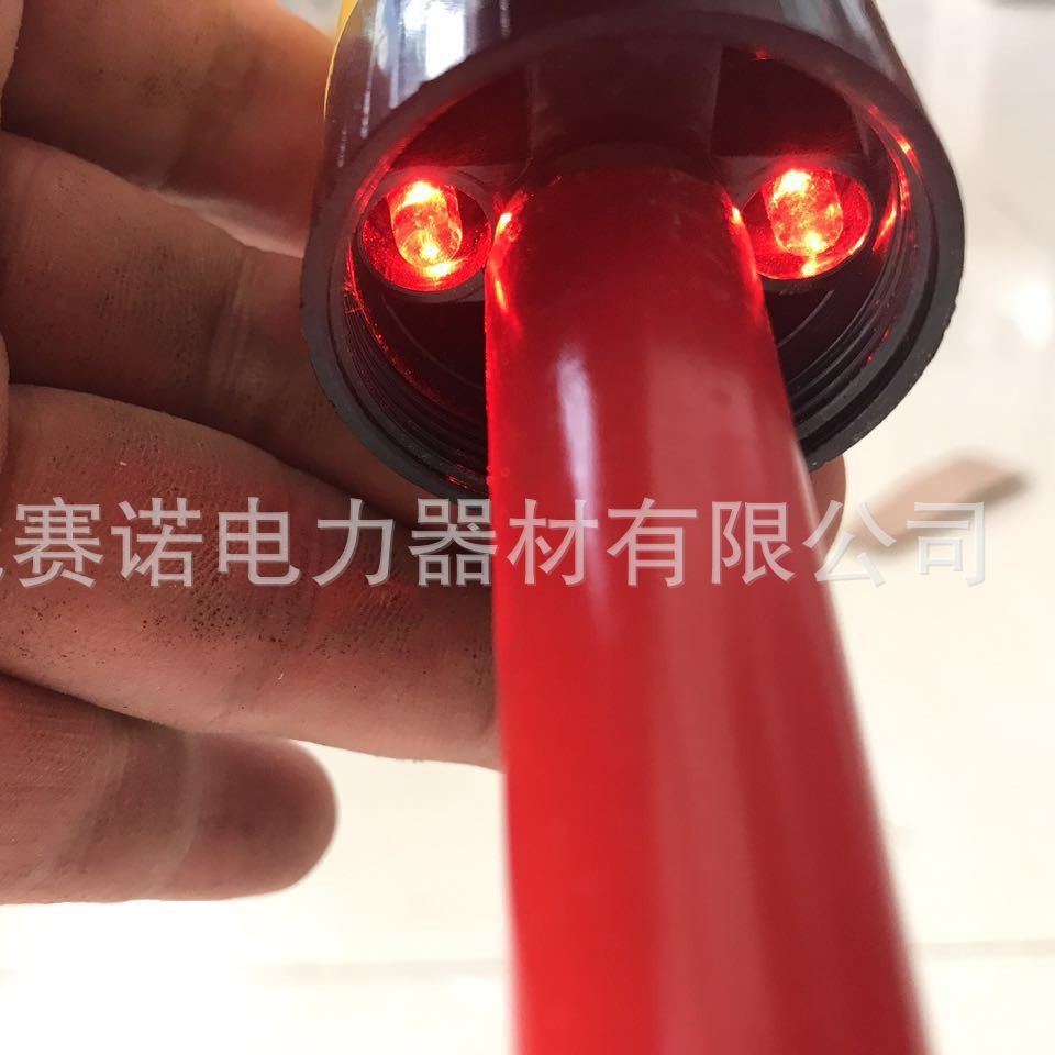 直流10kv高压验电器 直流声光验电器 测电器带绝缘伸缩杆DC-10KV