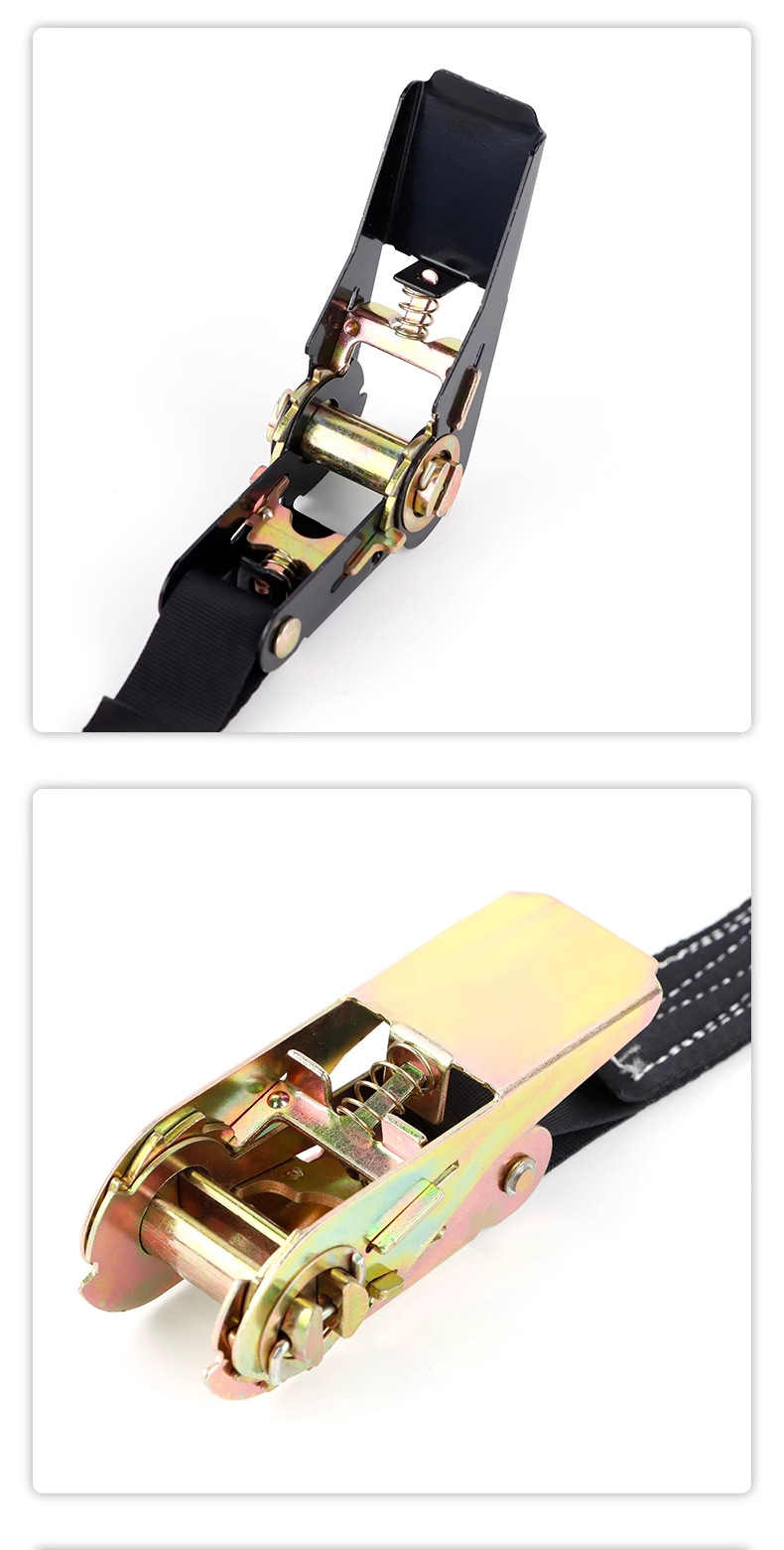 Car truck tensioner rope tensioner ratchet binding belt s hook fixed binding belt nylon webbing thickened binding