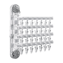 吸盘晾衣架折叠袜子晾晒架家用衣架多夹子晒袜子阳台玻璃袜夹