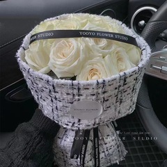 Internet celebrity small fragrance bag flower cloth paper flower bouquet packaging handmade materials creative gift diy production materials