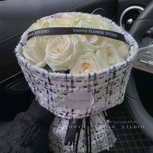 Internet celebrity small fragrance bag flower cloth paper flower bouquet packaging handmade materials creative gift diy production materials