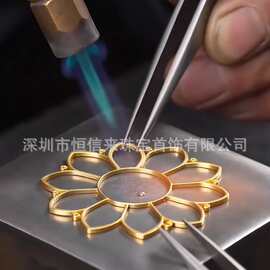 高订珠宝焊接 黄金珠宝首饰焊接 金银铜珠宝加工电铸倒模油压制造