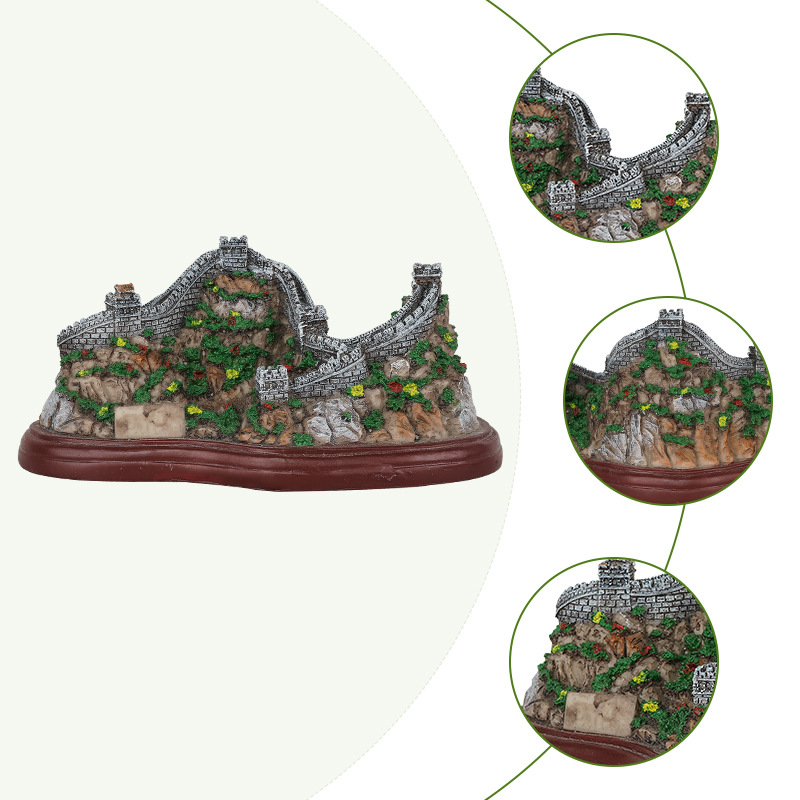   ChinaTheGreatWall Resin Home Decoration Great Wall Tourist Attractions Cultural and Creative Small Gifts