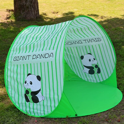 Sun Protection Picnic Tent Quick — Avtomobil dam çadırları - all-over-green-print-1-3-people