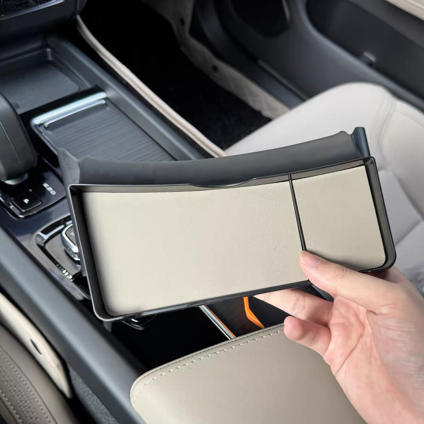 Suitable for Volvo 18-26 Models Xc60 S60 V60 Under-Screen Storage Box Central Control Layered Storage Organizer for Cars