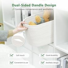 ins简约杂物收纳筐家居用品化妆品收纳篮儿童玩具整理收纳棉绳篮