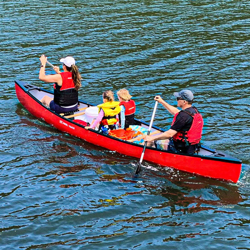 Hot selling fishing Canoe boating Canada Canoe Kayak 3-5 people Leisure travel sightseeing boat fishing boat