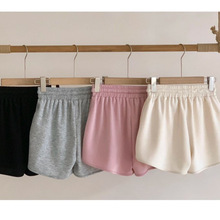 M susu棉苏苏空气小短裤宽松抽绳微喇叭休闲空气棉三分裤夏季短裤