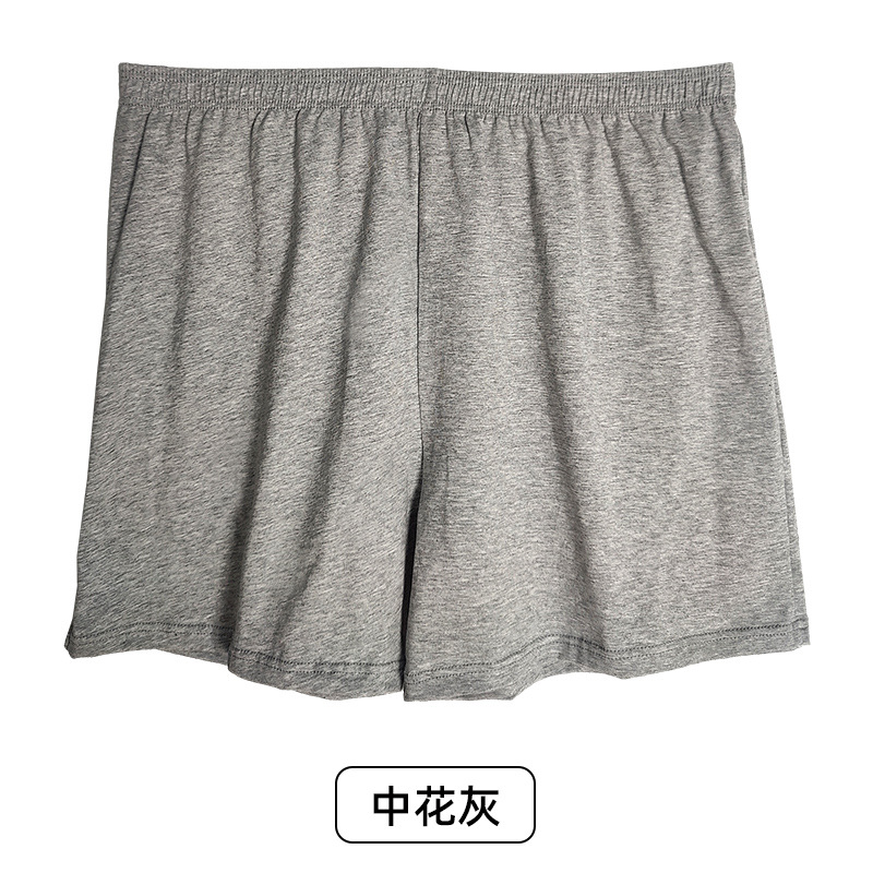 Calzoncillos bóxer holgados de algodón puro para hombre, para uso doméstico, transpirables y casuales, aptos para todas las estaciones. image 12