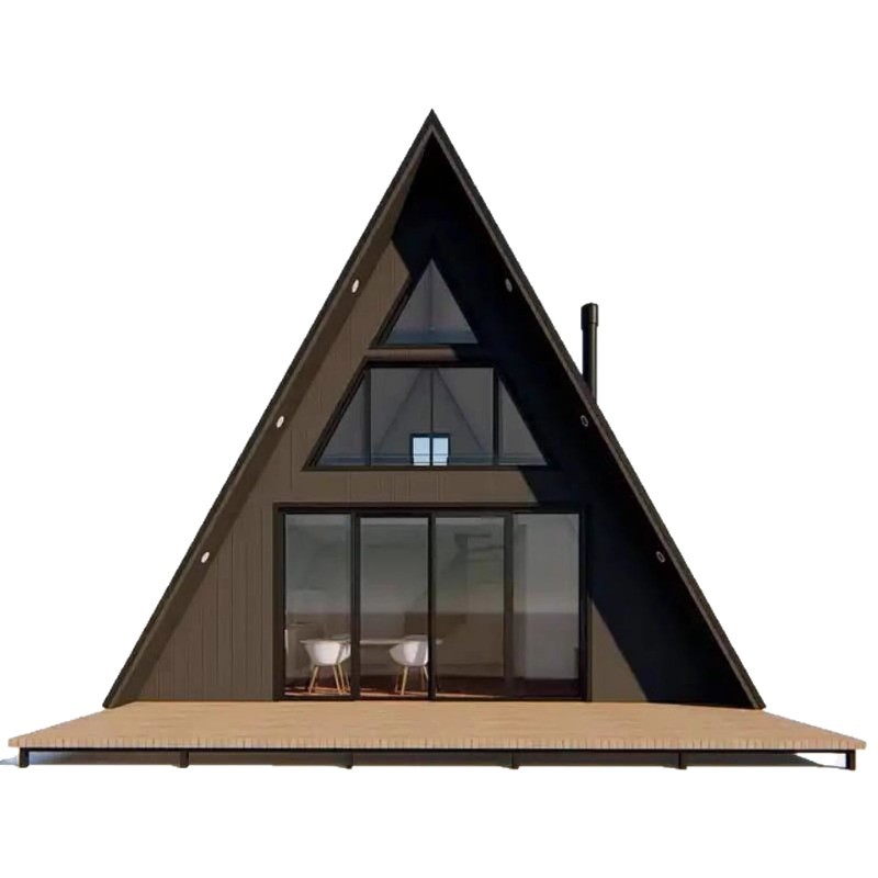 Red celebridad al aire libre triangular casa de madera hotel de alojamiento residencial móvil estrella de lujo salvaje casa de vacaciones Villa Club