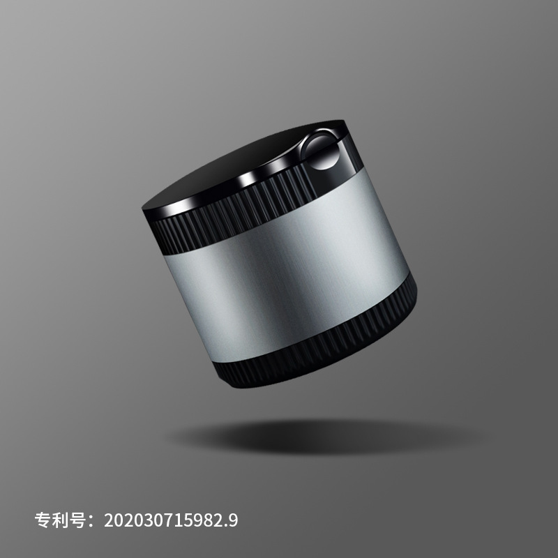 Multifunctional Small Creative – Qìchē Car ashtray - premium-gray-alloy-material-led-night-light-replaceable-battery