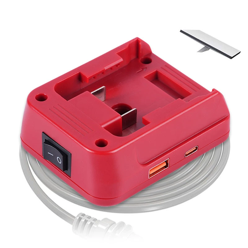 Подходит для Milwaukee литиевой батареи, питание USB TYPE-C MINI DC кабель