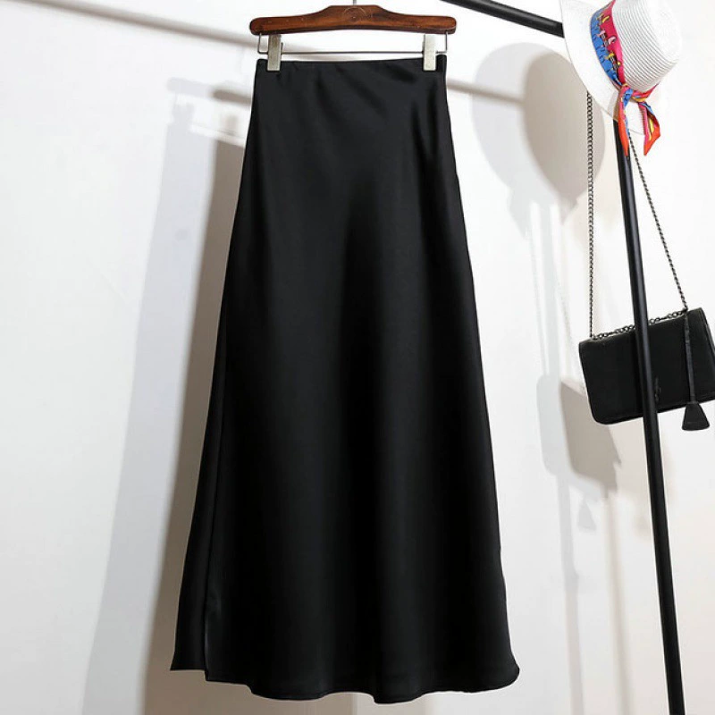 Autumn skirt, plus size, A-line