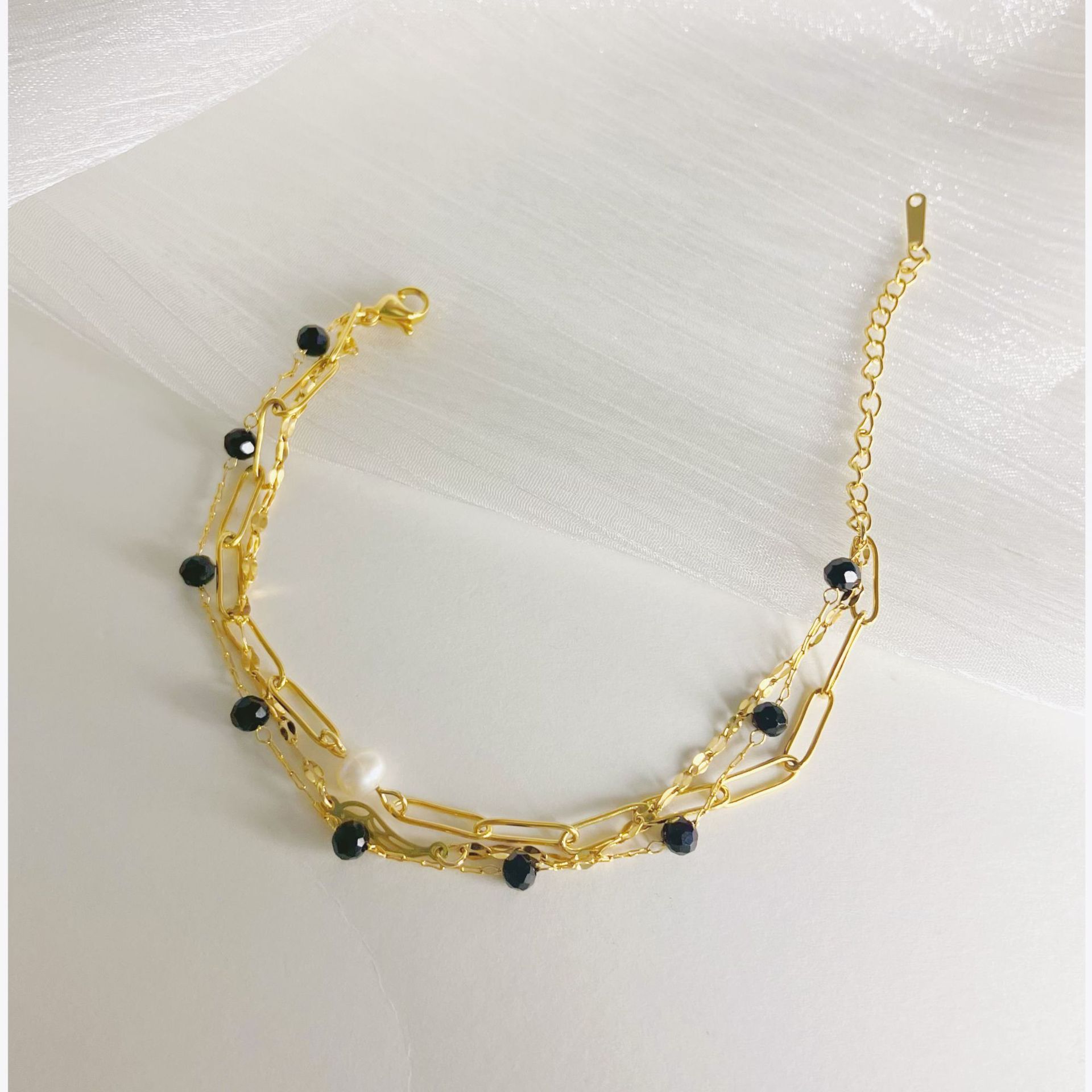 Fashion Geometric Stainless Steel Plating Bracelets 1 Piece