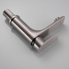 不鏽鋼面盆水龍頭 衛生間洗手盆洗臉盆台下盆小蠻腰冷熱龍頭