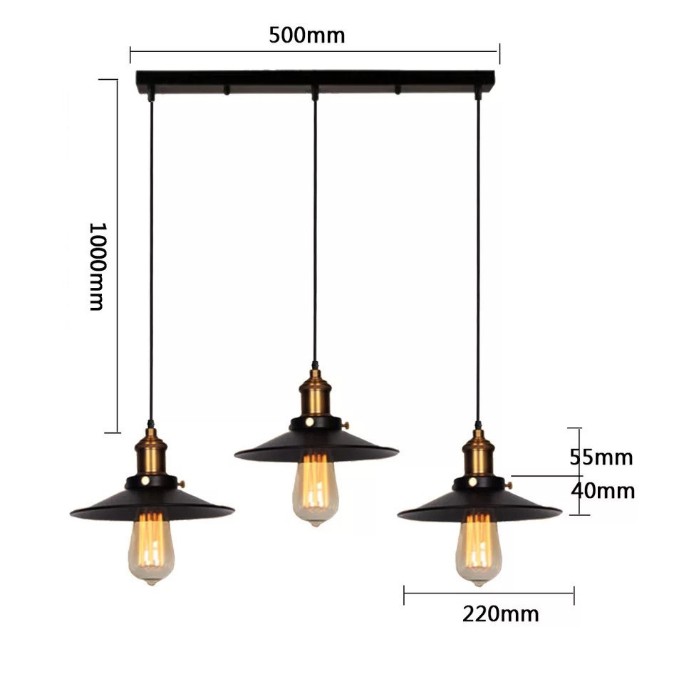 Araña retro estadounidense transfronteriza, pequeña falda negra, araña de hierro forjado, cafetería creativa, barra, restaurante, araña