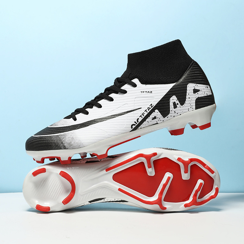 Botas de fútbol T16 tejidas voladoras sin costuras de Putian transfronterizas