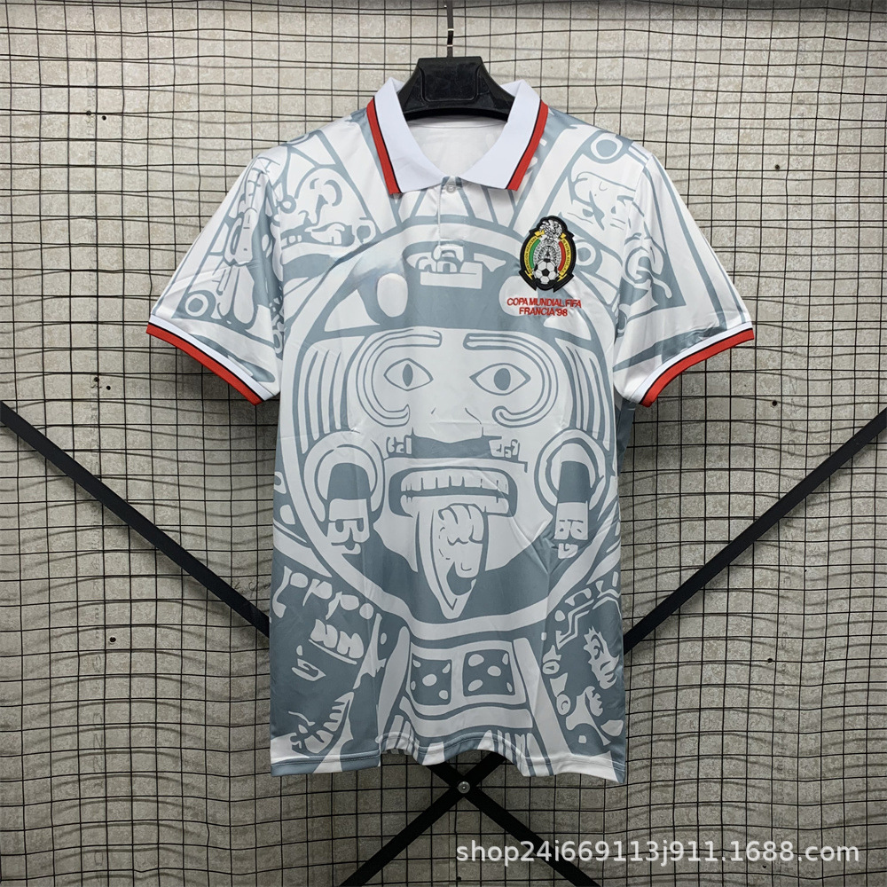 Camiseta de fútbol tailandesa retro Selección nacional Brasil Francia Argentina Portugal Camiseta de manga corta al por mayor Número de impresión