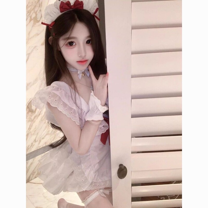Purely Sexy Maid Outfit, Hot Girl Dress, Halloween Outfit, Cos Maid Suit, Fluffy Maid Apron