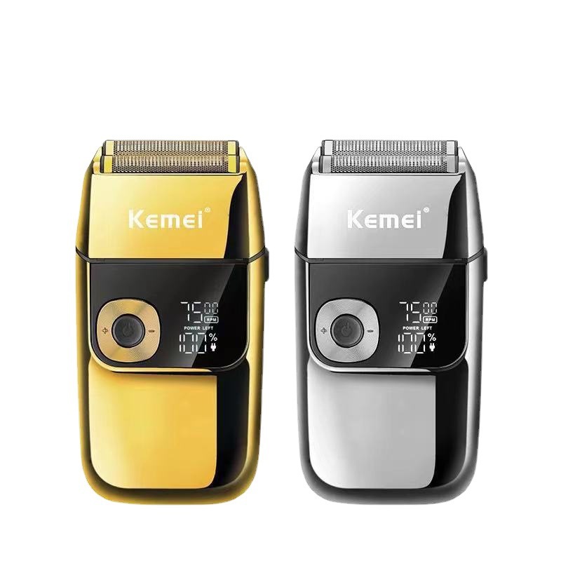 Kemei/Kemei Electric Shaver Men's Km-2028 Metal Body Led Lcd Display Electric Shaver