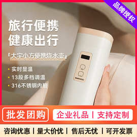 大.宇电热水杯D9便携烧水壶旅行电热水壶保温杯礼品可印LOGO防干