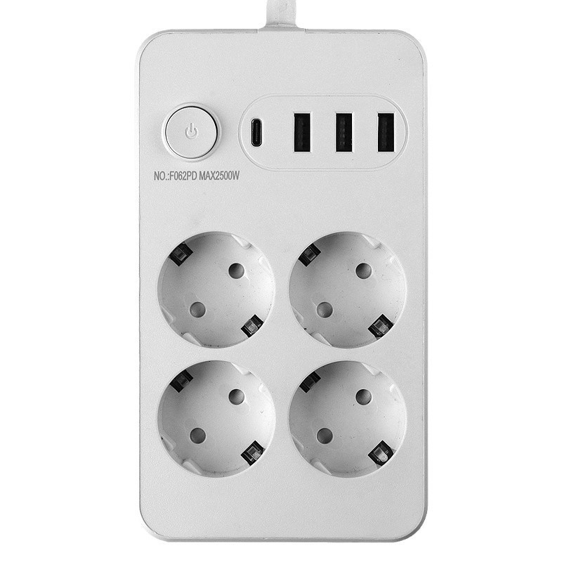 Rusia Enchufe europeo Enchufe inteligente USB transfronterizo Enchufe de oficina en el hogar Enchufe de placa de remolque Fila especial europea