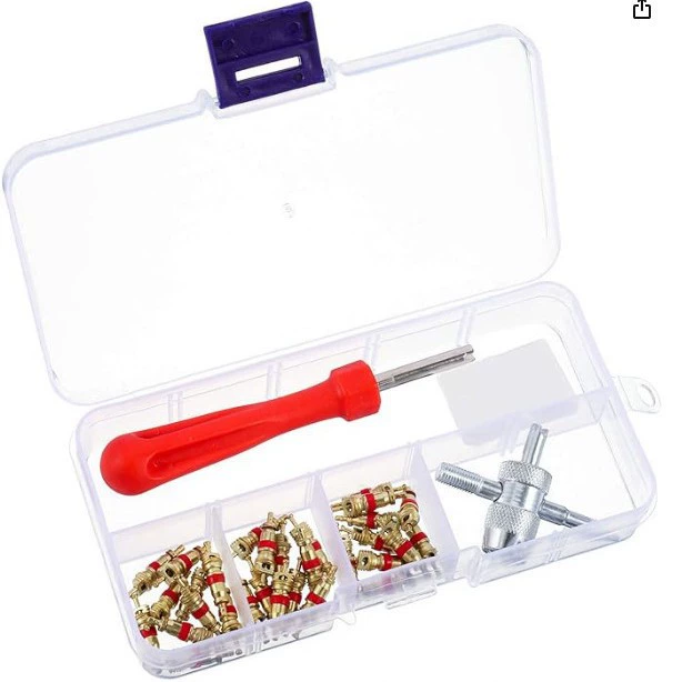 Трансграничная Горячая продажа автомобильного сердечника клапана отвертка красная ручка с одной головкой сердечник клапана гаечный ключ сердечника клапана инструмент для гаечного ключа