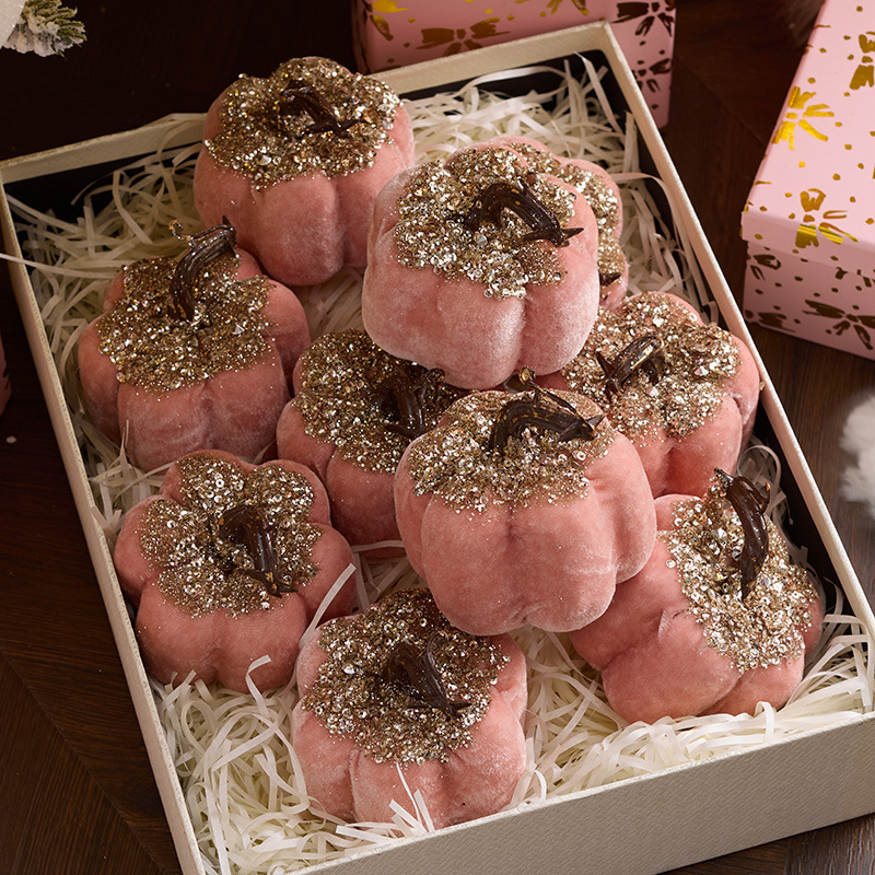 Nuevos productos transfronterizos calabaza creativa decoración de escritorio decoración de Navidad escena de diseño de props de disparo de celebridades en línea