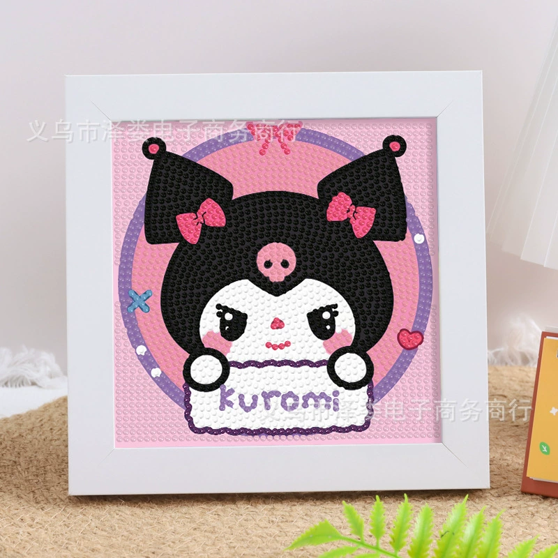 Набор для алмазной вышивки (Sanrio) Пикачу в раме, 17×17 см, комплект для полного стежка DIY