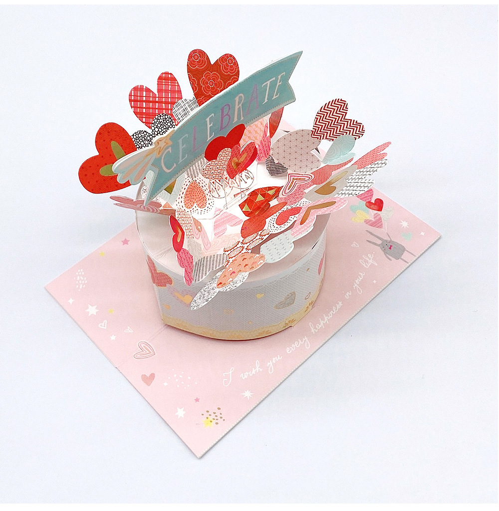 Sweet Cake Paper Party Festival Card display picture 1