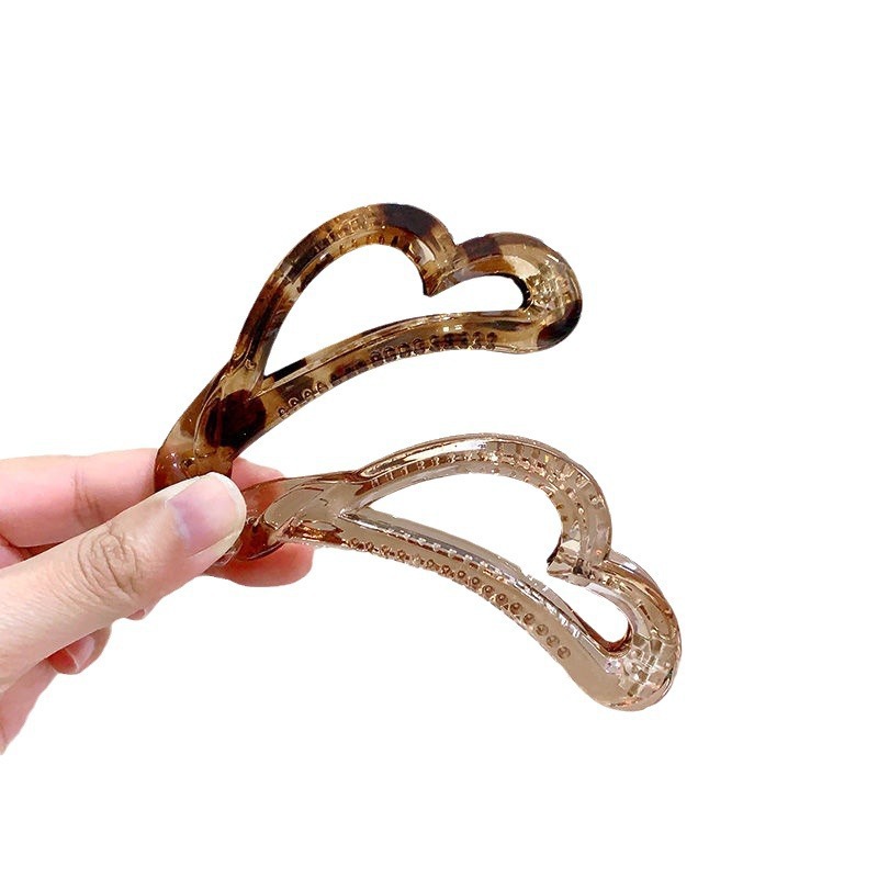 Barrette banane élégante pour queue de cheval haute antidérapante_voghion.com