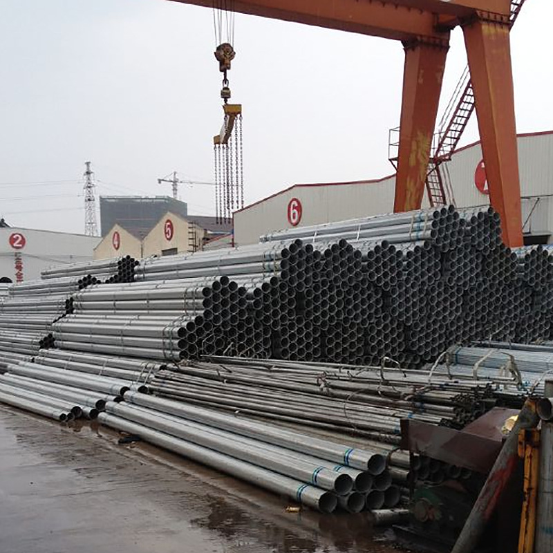 5寸*4.0mm镀锌钢管Q235建筑工程镀锌圆管量大优惠南京现货批发