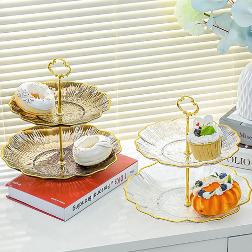 High-looking fruit plate, dessert table, multi-layer cake stand, snack tray, multi-layer snack candy plate, living room display stand