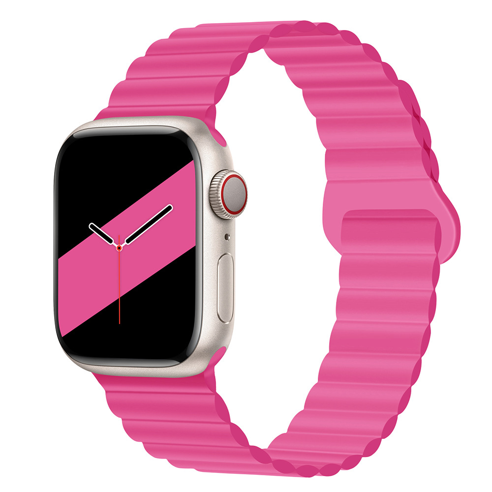 30g Weight Apple Smart Watch Magnetic Strap Classification Silica Gel Material Solid Color Pattern Casual, Fashion style Style Casual Fashion Style Solid Color Apple Smart Watch Magnetic Strap 2