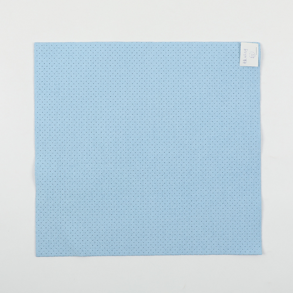 Ventas transfronterizas de color simple microfibra doméstica recubierto PU toallas de limpieza absorción de agua descontaminación perforación toallas de corte